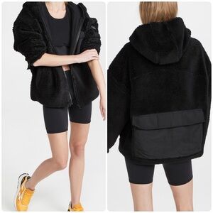 Alo Yoga Cargo Sherpa Jacket Black Size Small